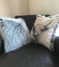 High Land Cow print faux fur cushions with Duck Feather square Pad  - Image 5