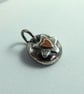 Sterling Silver Pebble Necklace with Star and Copper Heart - Image 9