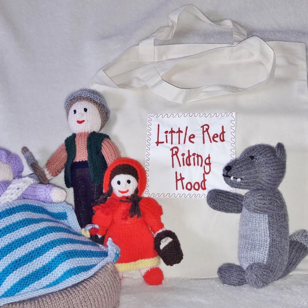 Red Riding Hood Fairy Tale Soft Toy Playset