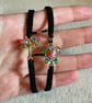Friendship Bracelet - Macrame Adjustable Bracelet - black
