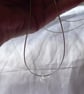 Simple Elegance Sterling Silver Necklace featuring Swarovski Teardrop Crystal  - Image 3