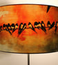 Swallows at Sunrise Drum Lampshade by Lily Greenwood - Large - 45cm - Image 6