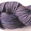 Hand-dyed 100% MERINO ARAN 100g Purple Blueberry 1