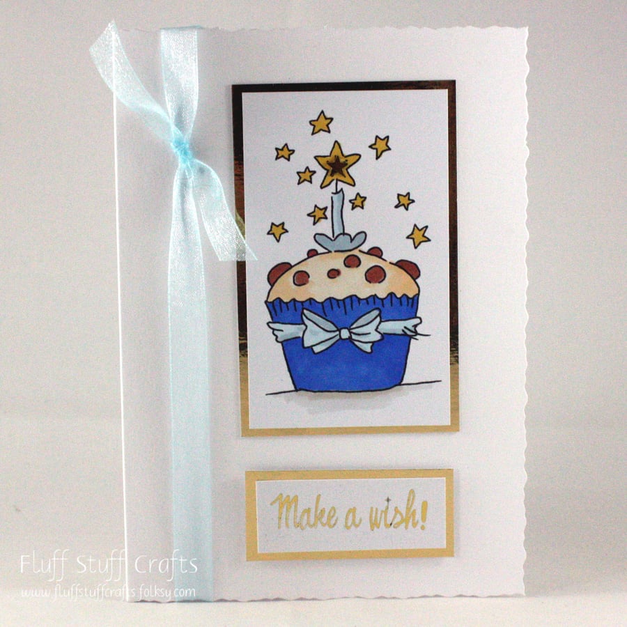 Cupcake birthday card