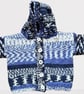 Hand Knitted Baby Hooded Jacket - age 3 - 6 months - Image 7