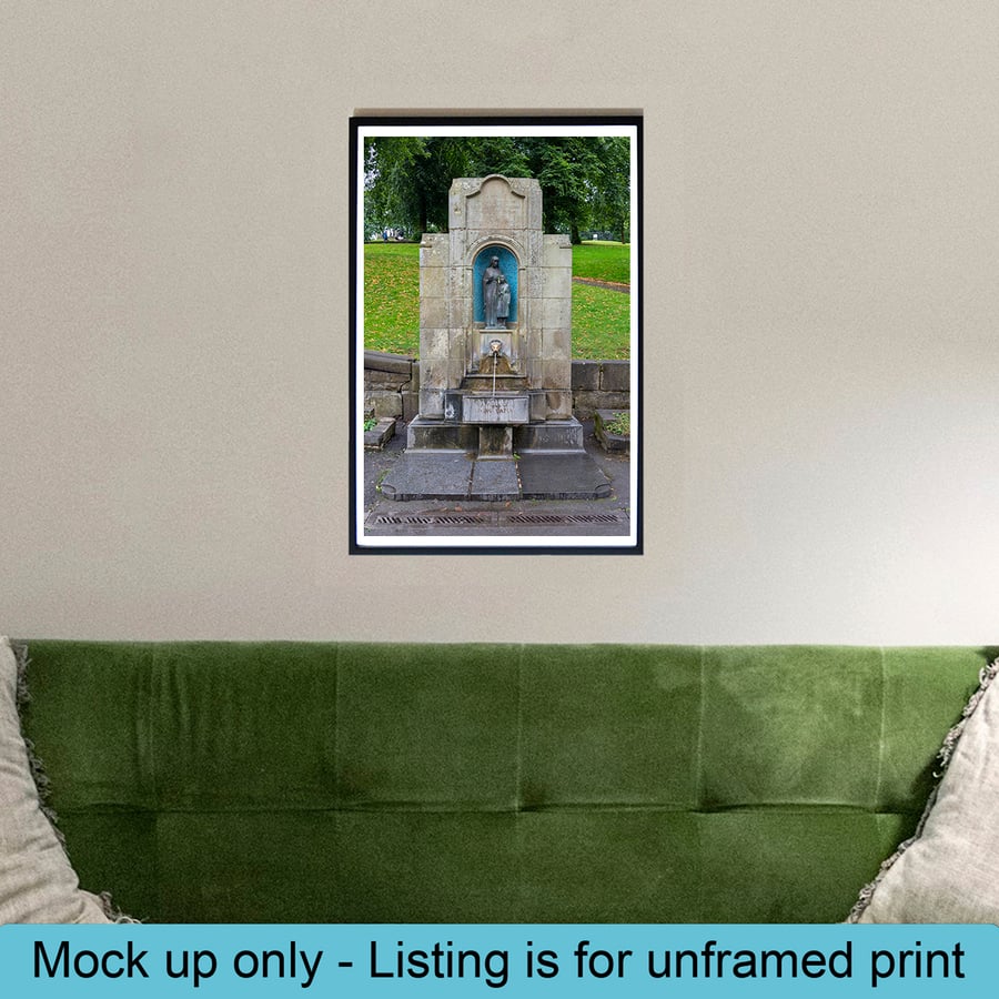 St Ann's Well, Buxton print