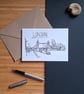 London Skyline Greetings Card