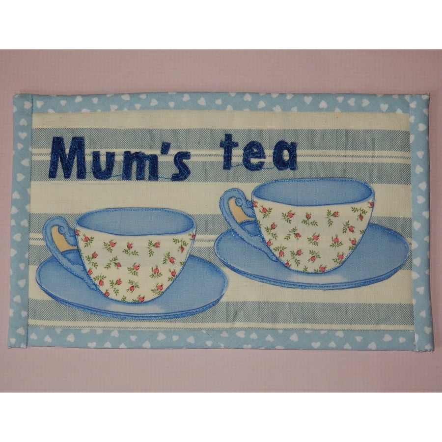 Mug Rug Mum's tea