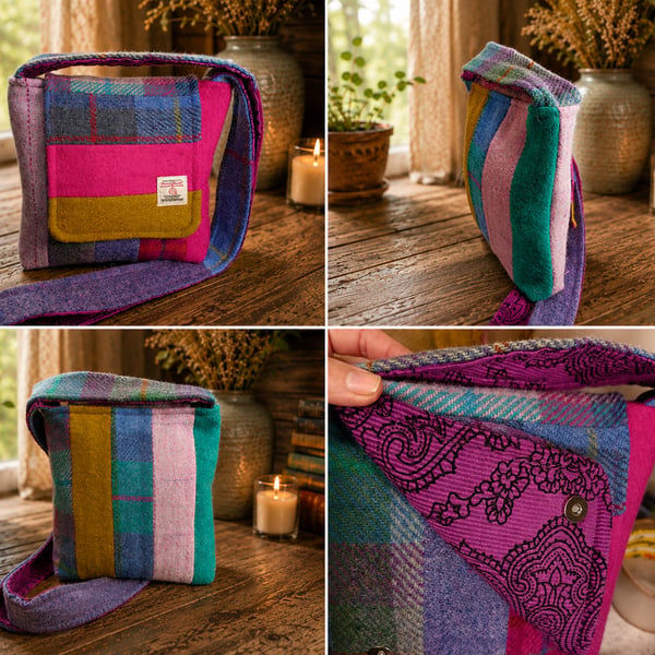Harris Tweed Small  crossbody bag