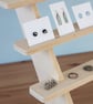 6 Tier Display Shelf Stand with Grooves for Crafts Shows and Markets, Countertop - Image 5