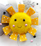 Felt Weather Garland. Handmade set of 8 felt decorations. - Image 4