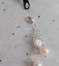Handmade Pearl Zipper Charm - Image 1