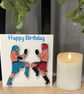 Stunning Handmade MMA Card