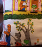 "Hector's House" vintage fabric cushion - Image 3