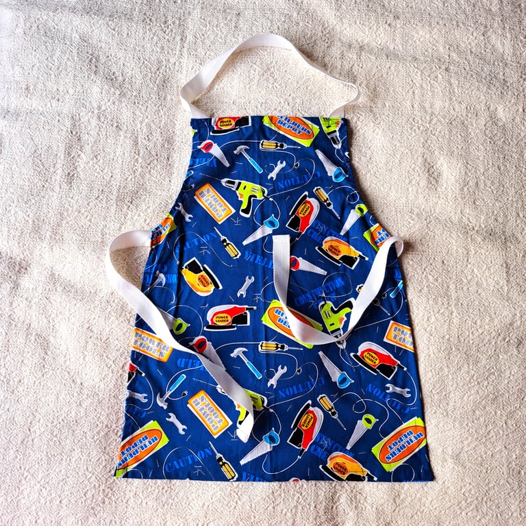 Tools, apron, age 6-10 years, hand made