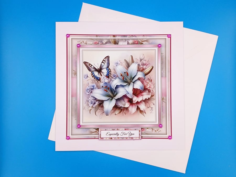 Birthday Card, Large, Handmade