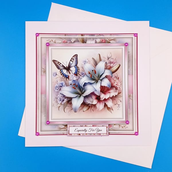 Birthday Card, Large, Handmade