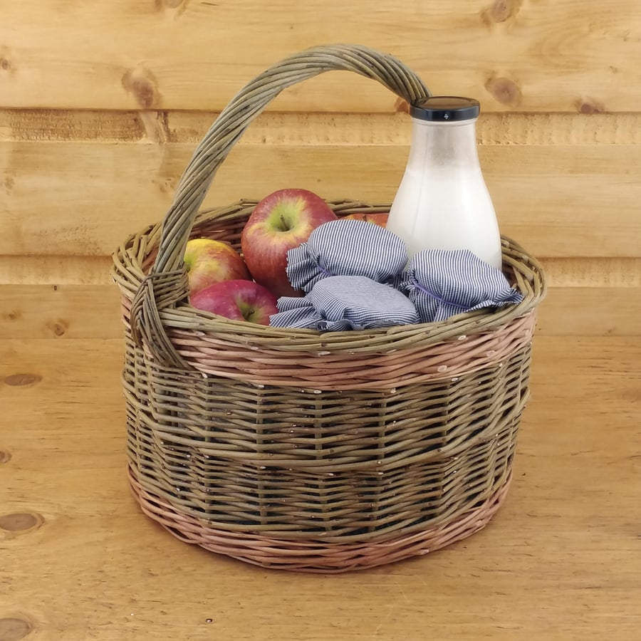 Willow shopping basket