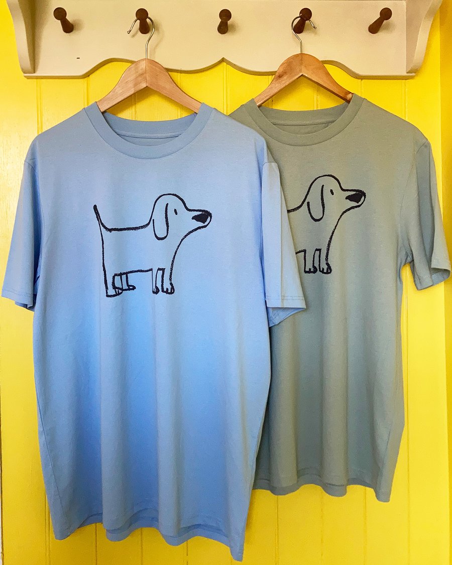 Dog t-shirt by Jo Brown Happy Tomato 