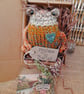 Handmade Knitted Frog named Barley – One of a Kind Frog Ornament Whimsical Gift - Image 5