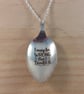 Upcycled Silver Plated Spoon Necklace Engraved I May Be Wrong (SPN052602)