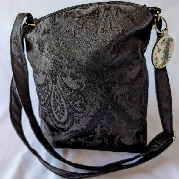 Brocade Crossbody Bag- Handmade- personalised
