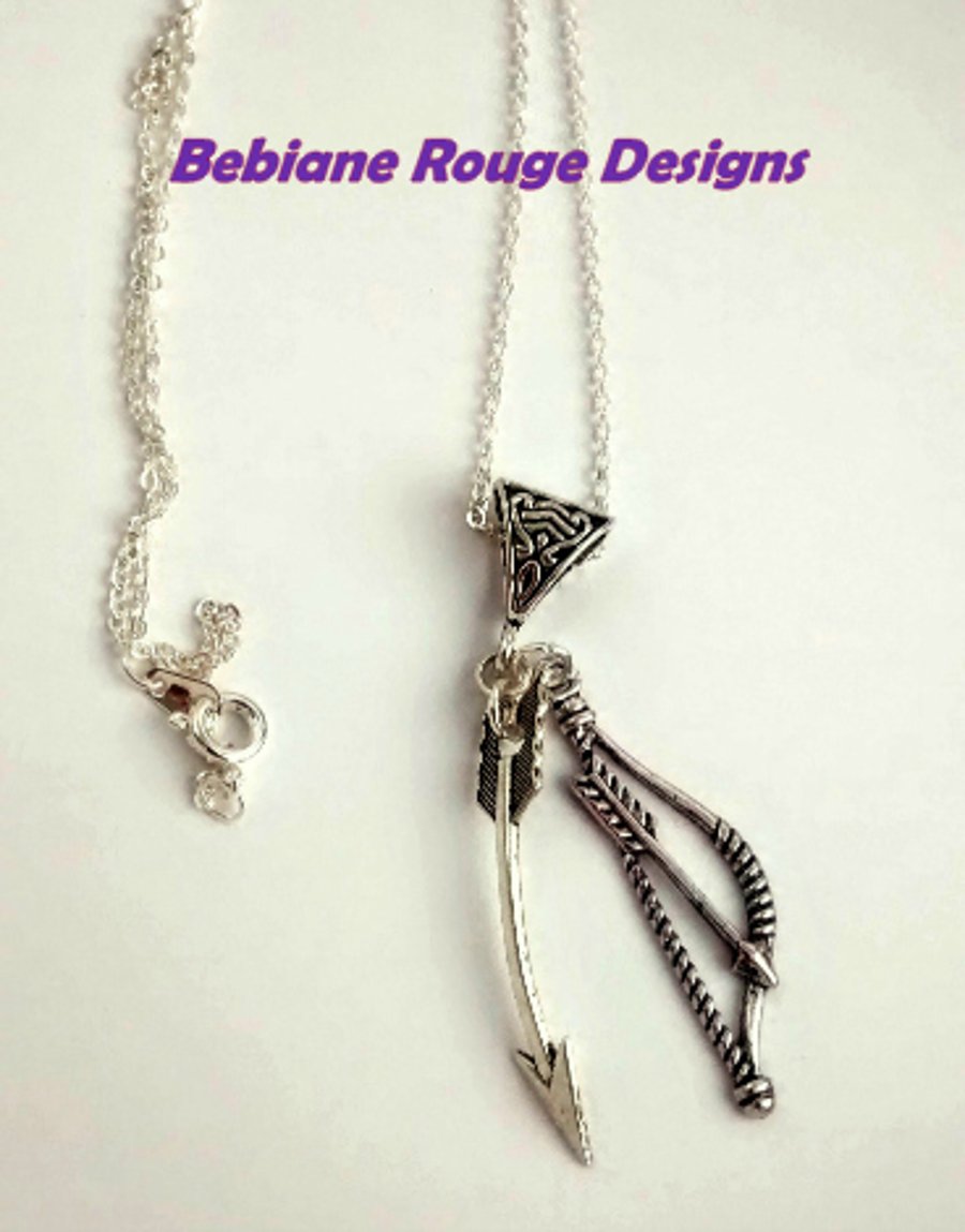 Bow & Arrow Pendant