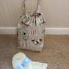 Sheep Knitting bag, Sheep Crotchet bag, Craft bag