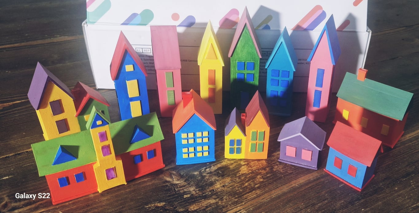 Unique 3d Resin Cozy Cottage