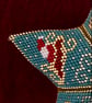 Beaded 3D peyote star ornament - Image 3