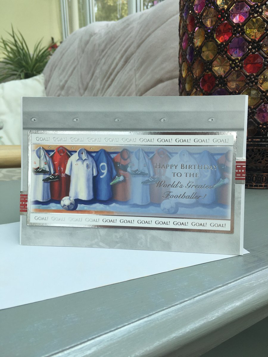World's greatest footballer birthday card