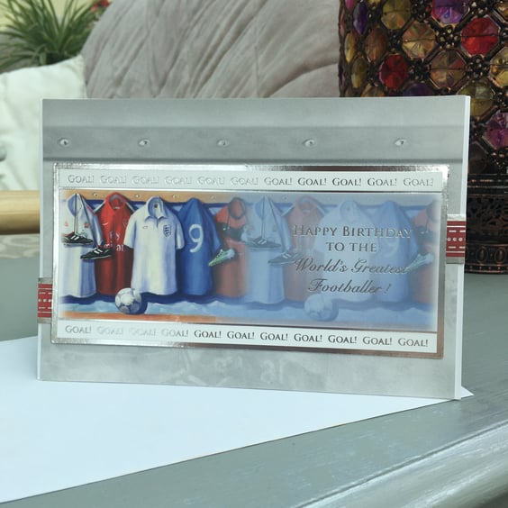 World's greatest footballer birthday card