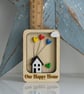 Our Happy Home Wooden Frame Rainbow Heart House - Image 3