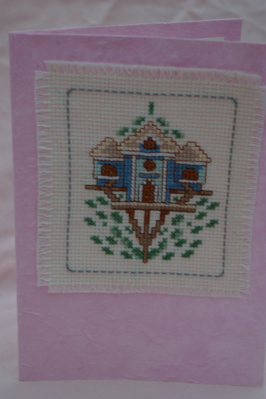 Card Dove Cote Cross Stitch Card