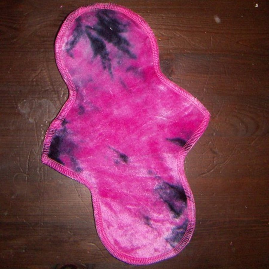 Organic bamboo velour cloth san pro - heavy - blackened rose