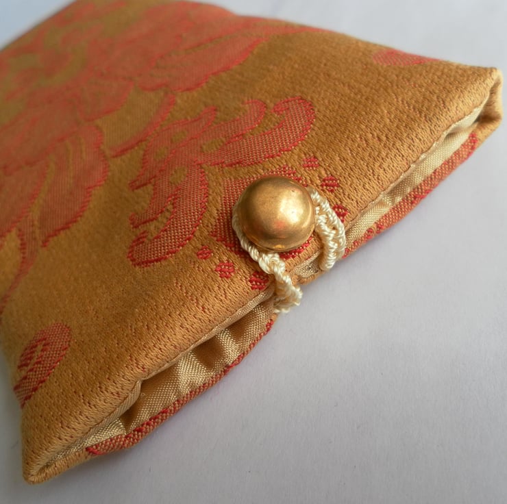Red and Gold Glasses Case - Folksy