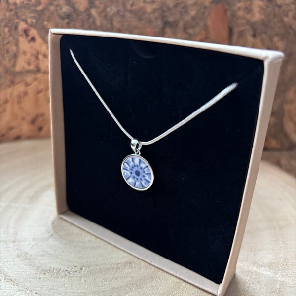 Handmade Pendant, Unique, Eco Friendly Sterling Silver, Handcrafted Christmas