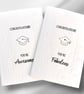  Graduation Cards, Embossed Stars and Cap Design. Congratulations Graduate Card