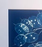 Seed Pods captured in Cyanotype, Gift for gardner, Original wall art. - Image 3