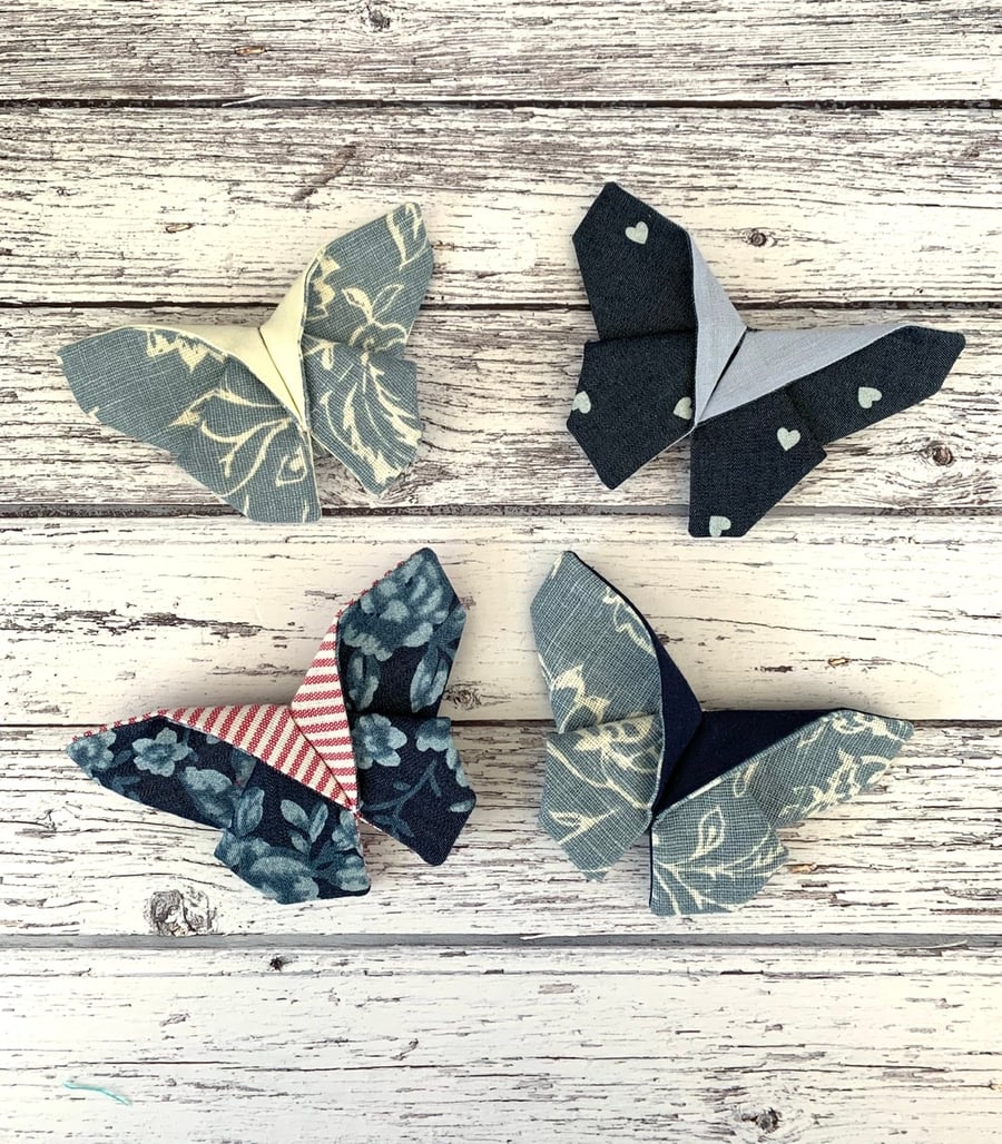 Butterfly Origami Brooch 