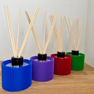 Reed Diffuser Bottle with Modern Coloured Sleeve: Eco-Friendly Diffuser