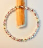 Czech Glass Pearl Bracelet With Swarovski Crystals  - Handmade In Devon - Image 5