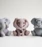 Adorable Baby Elephant Candles, Handmade Cute Animal Candle, Nursery Decor