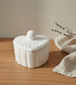 White Heart Shaped Jewellery Box with Lid for Trinkets and Keepsakes