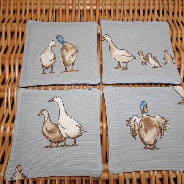 Duck Fabric Coasters