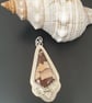 Sterling Silver 925 Unique Beautiful Zebra Jasper Pendant Full Hallmark - Image 4