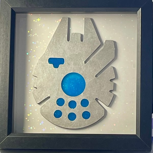 Galaxy Freighter – Framed Artwork