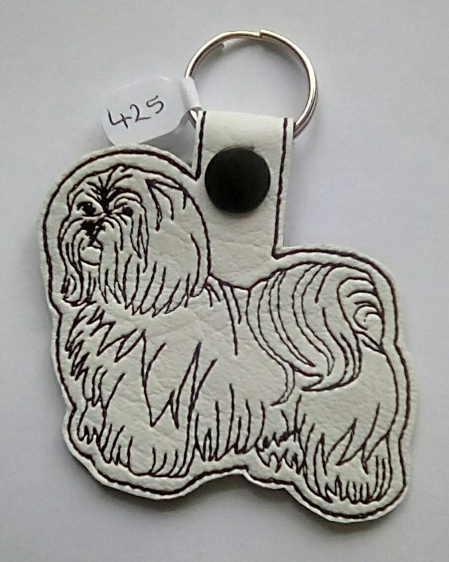 425. Shih Tzu keyring.