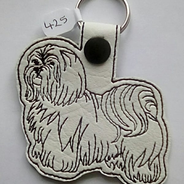 425. Shih Tzu keyring.