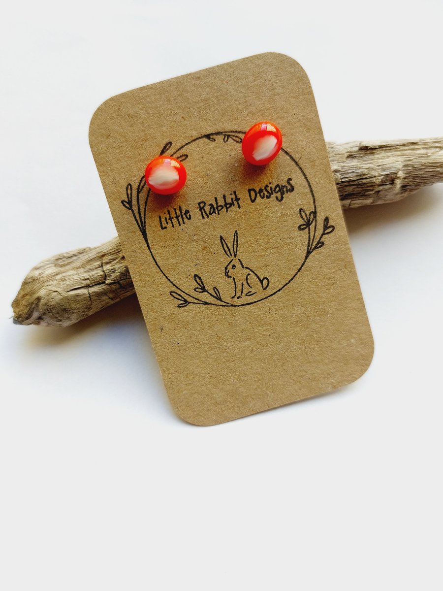 Fused Glass Earrings 